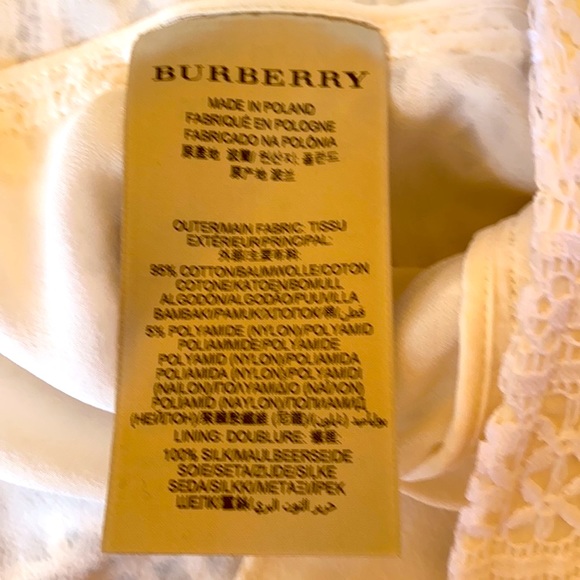 BURBERRY JACKET WHITE COLOR SIZE/FIT 16    14US - Picture 6 of 11
